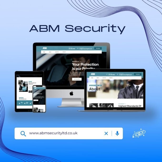 Website Mockup ABM Security