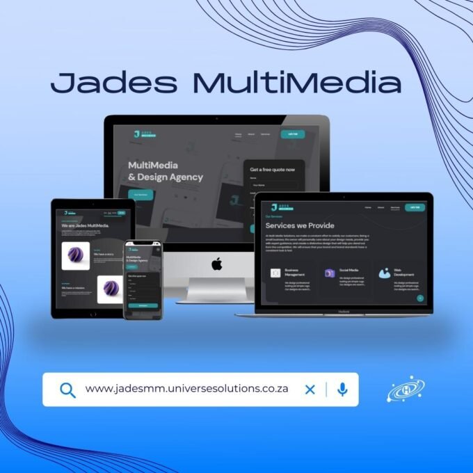 Website Mockup JadesMedia